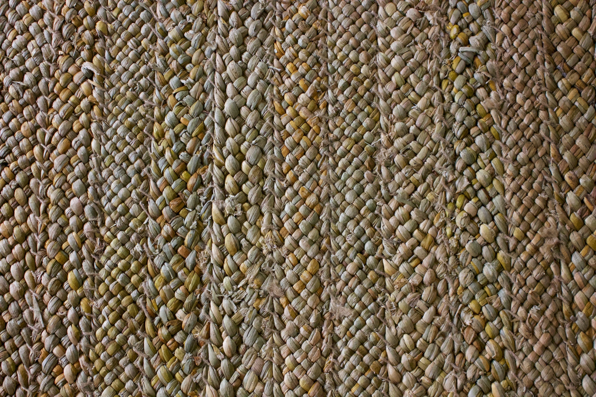 Full frame background of close up of woven fabric rug