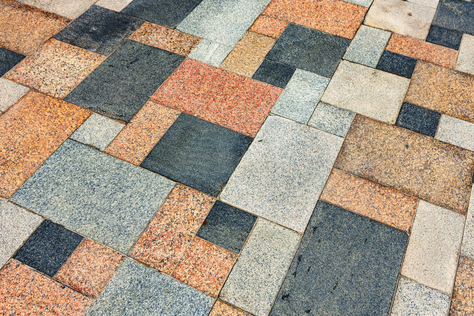 Street floor textured tiles as a background